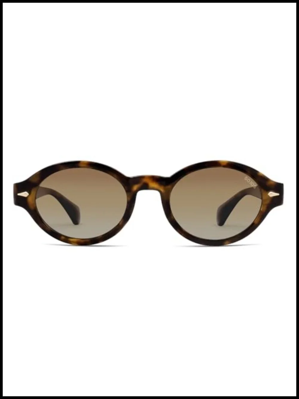 Retro Oval Polarized Sunglasses Women Men Chic Trendy 90s UV Protection